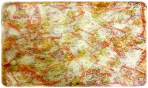 Pizza Party �60x40cm Champignons, Zwiebeln, Peperoni